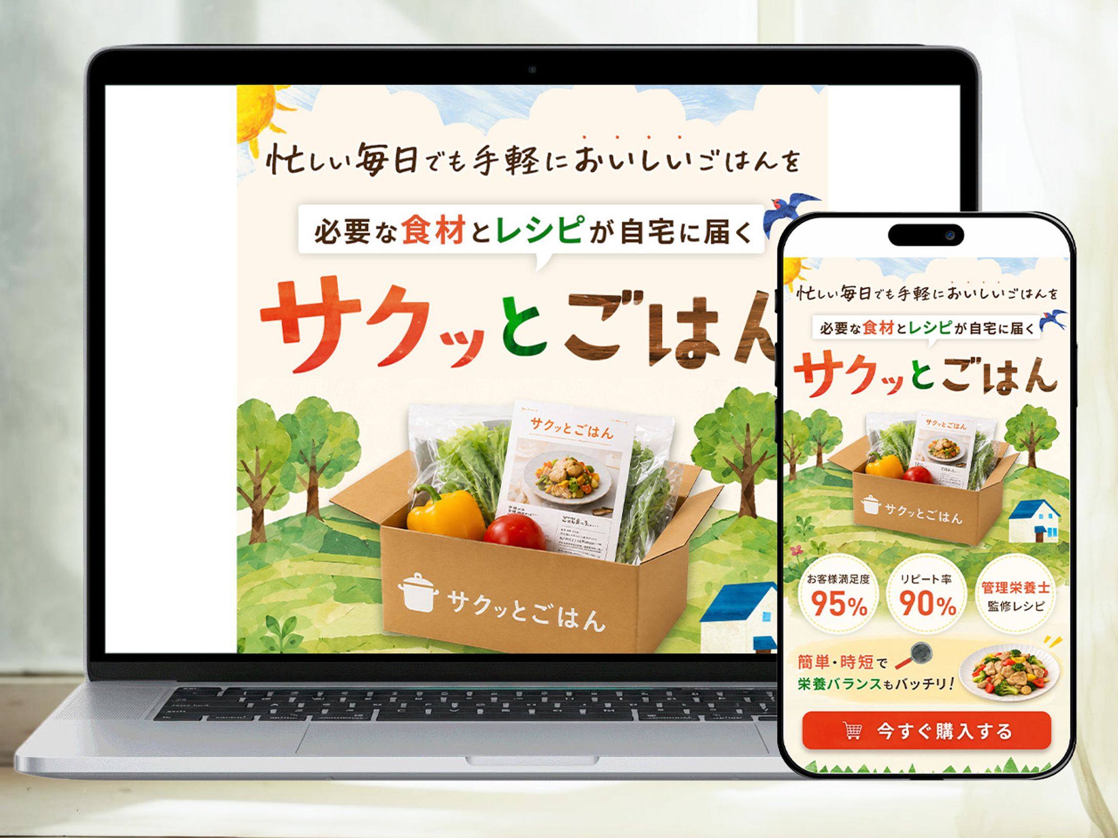 LP：ミールキット宅配サービスFV-1