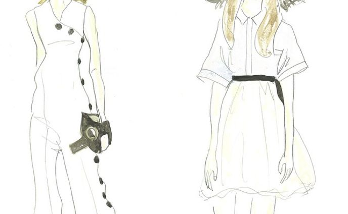 #celine #bandofoutsiders #snap #look #runway #illustration #15ss #fashion #paris #milano #tokyo #london #pretaporter #fashionweek #illustrator #ss15 #aw15 #newyork #fw15 #セリーヌ #バンドオブアウトサイダース #ファッション #コレクション #elliekubota