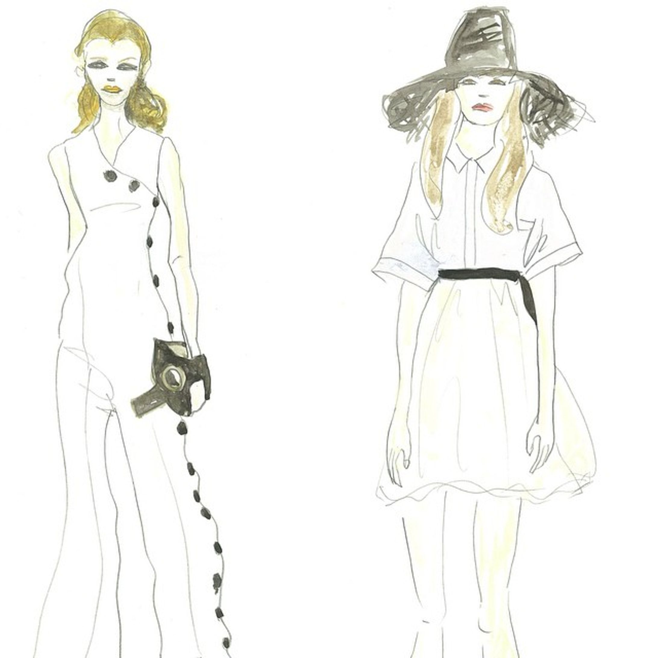 #celine #bandofoutsiders #snap #look #runway #illustration #15ss #fashion #paris #milano #tokyo #london #pretaporter #fashionweek #illustrator #ss15 #aw15 #newyork #fw15 #セリーヌ #バンドオブアウトサイダース #ファッション #コレクション #elliekubota-1