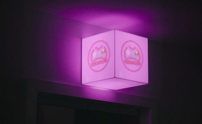 ゲームネオンロゴ