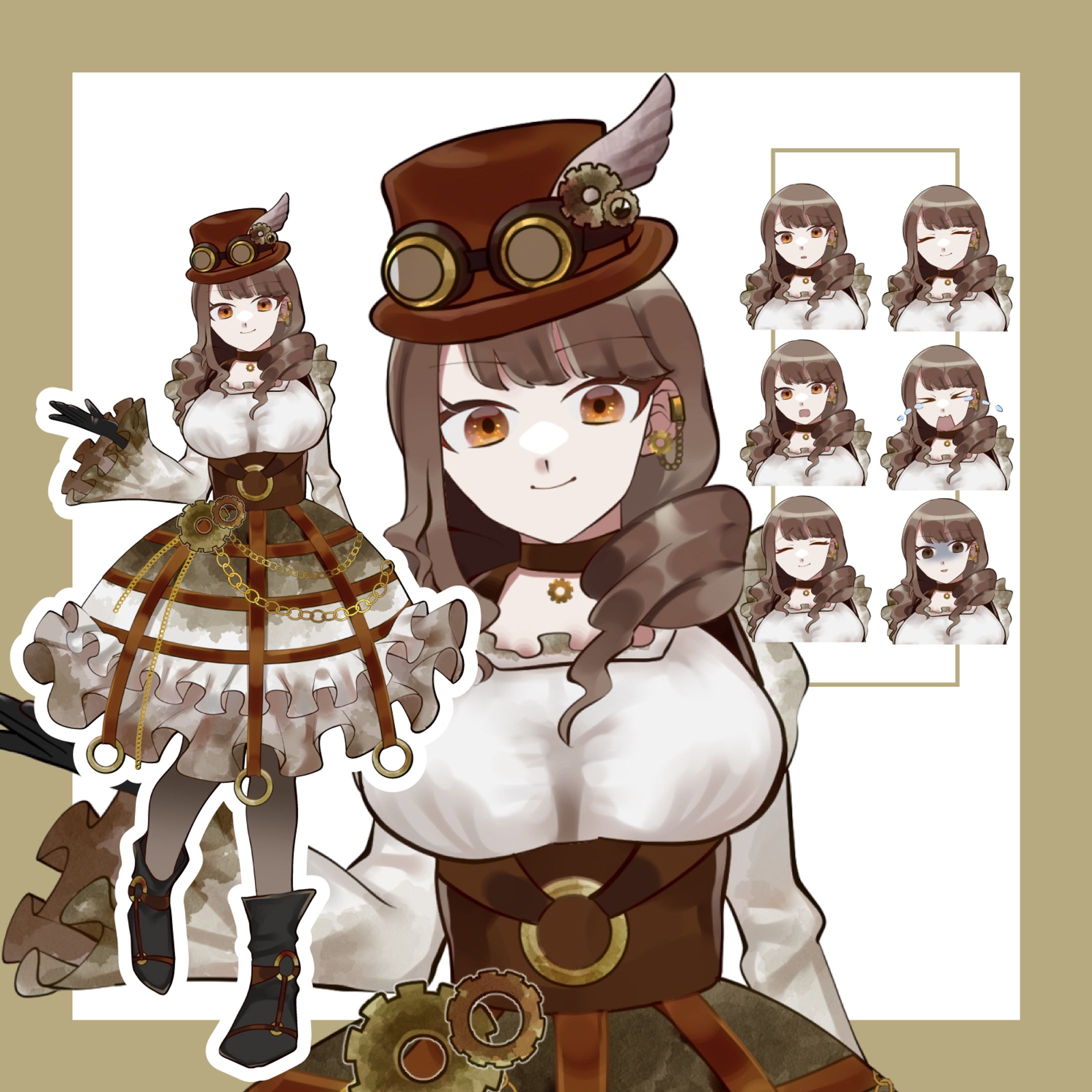 スチームパンクの女性-1