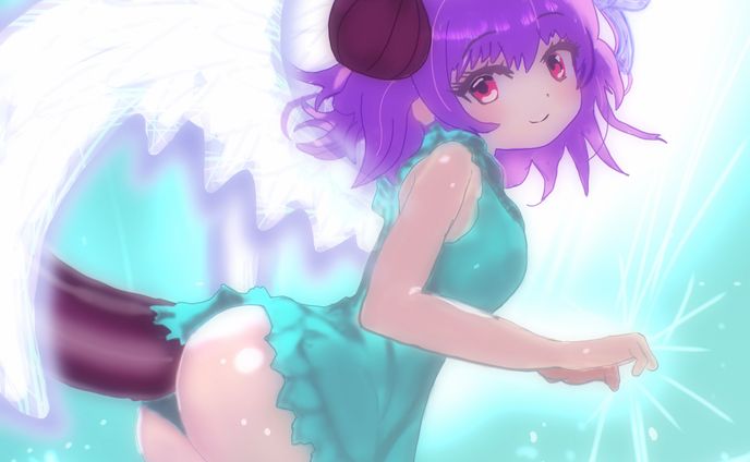 #いいからケツ見せろ #気温が高いので気が早いが水着絵が見たい　ライラロッサ　竜娘