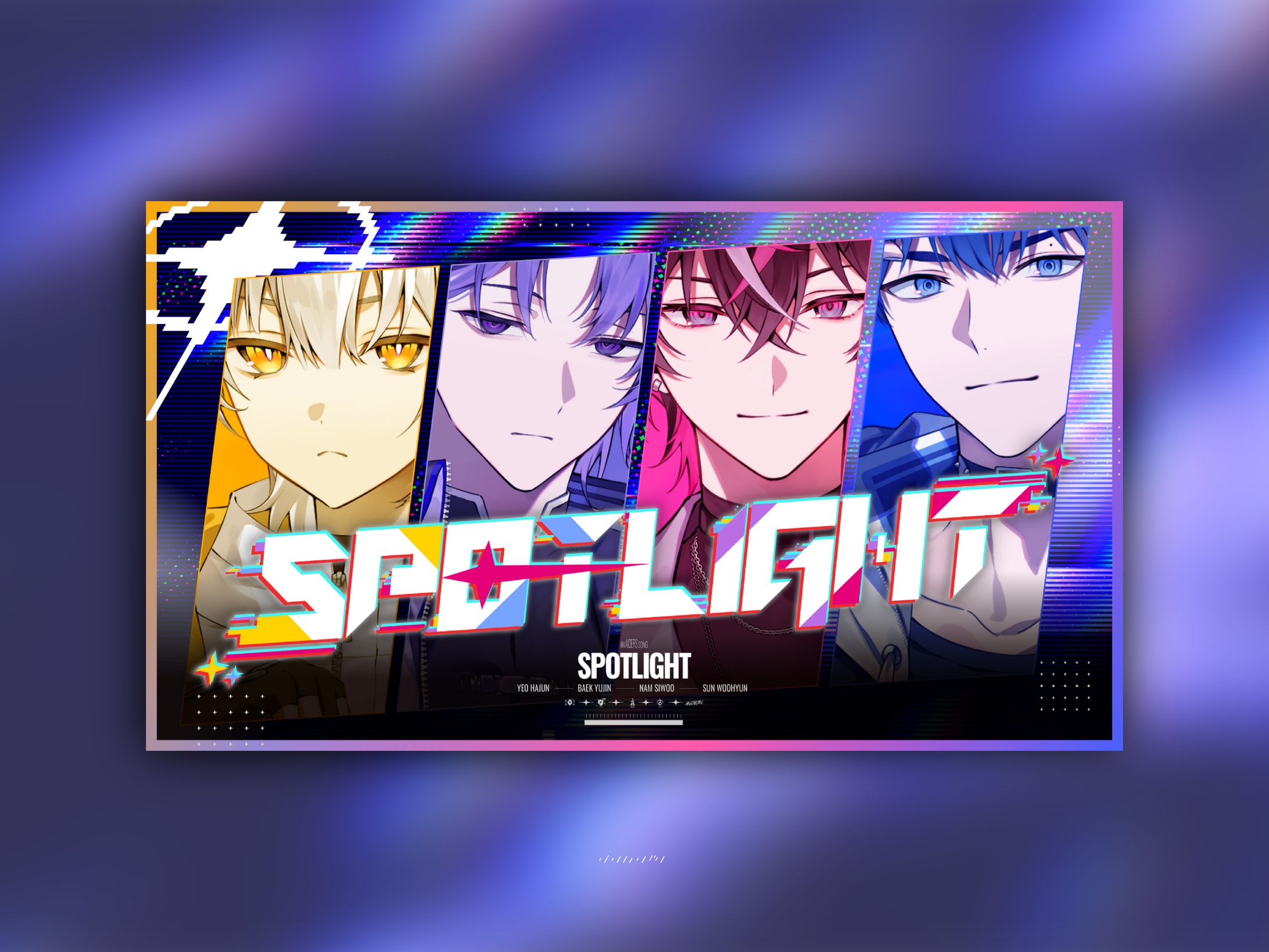 AIDERS - SPOTLIGHT MV サムネイルデザイン-1