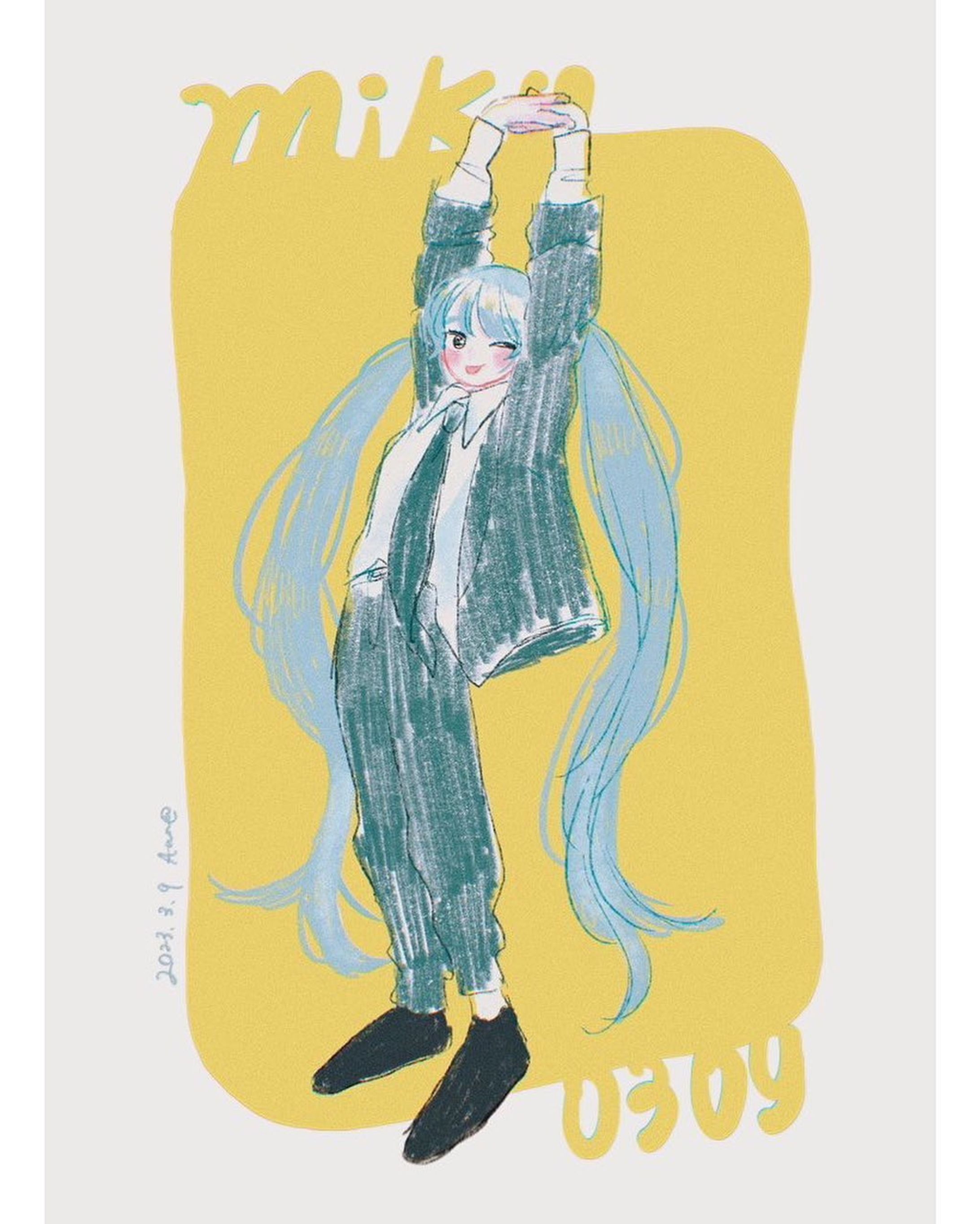 【二次創作】0309／Happy birthday miku-1