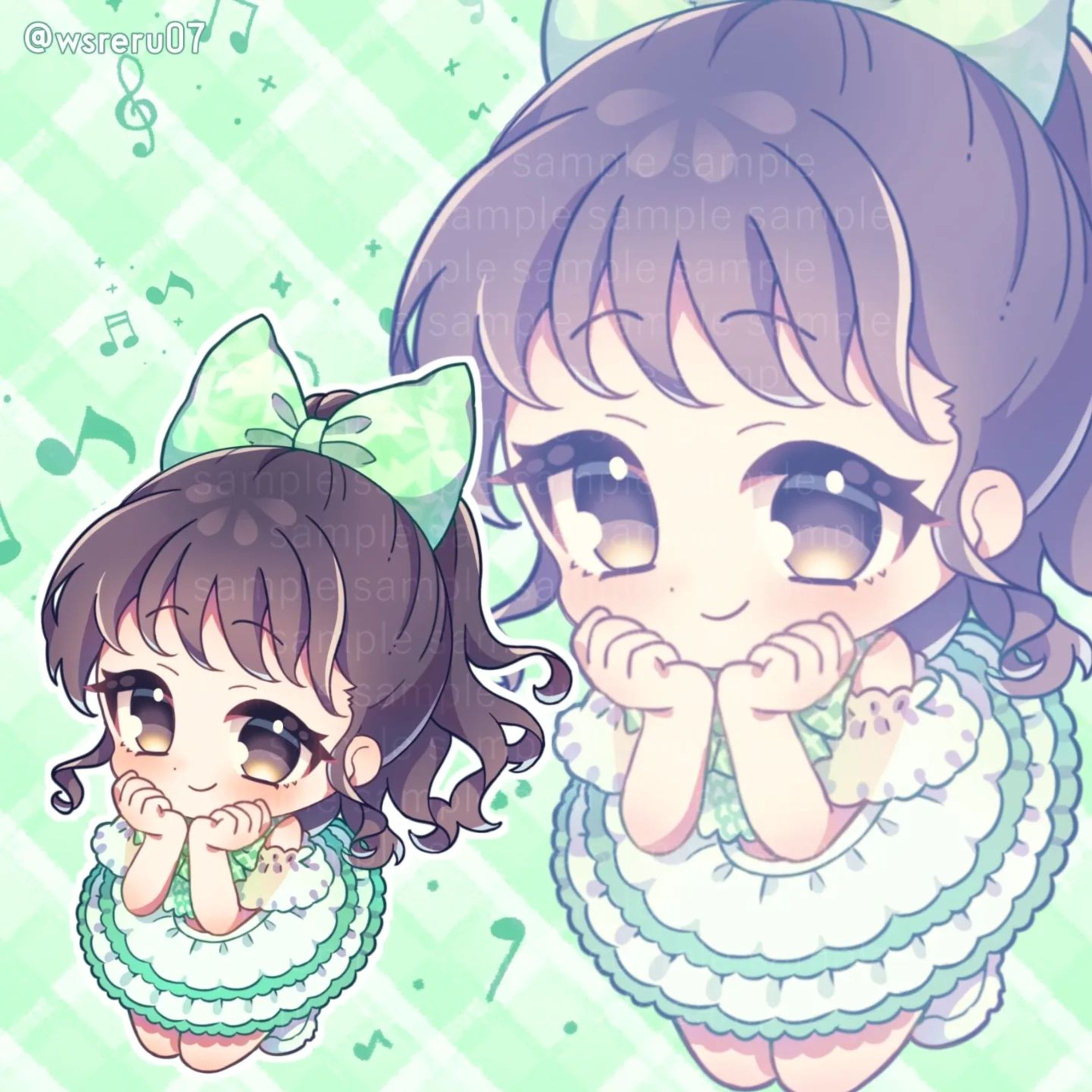 Commission🎉🌟
ありがとうございました！
#イラスト依頼 #sdキャラ #ミニキャラ-1
