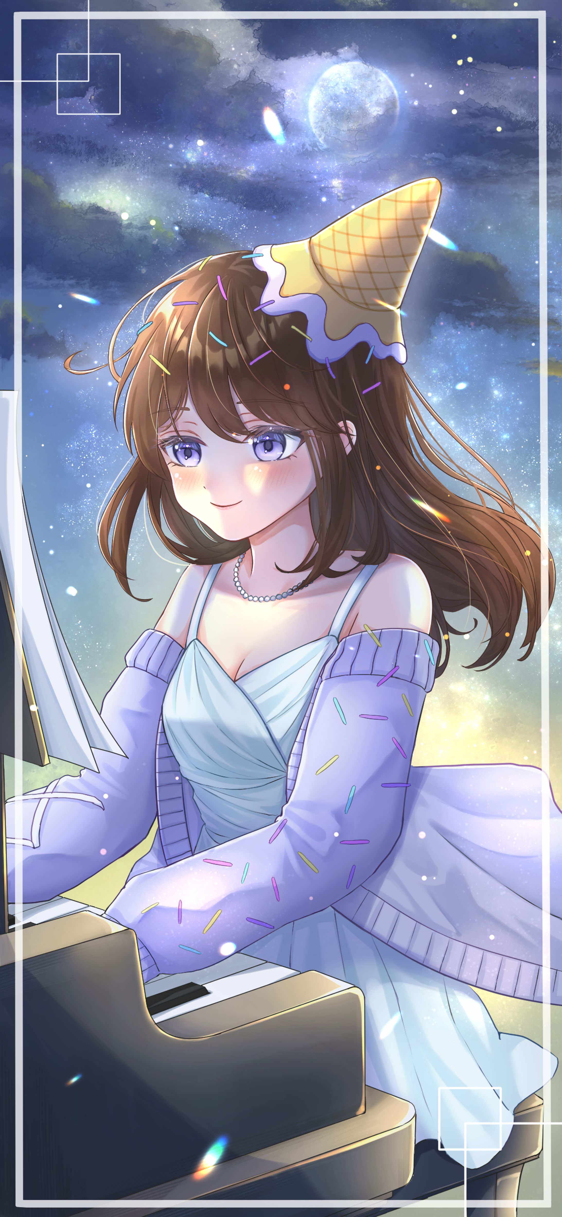 Vtuber様壁紙イラスト(ご依頼)-1