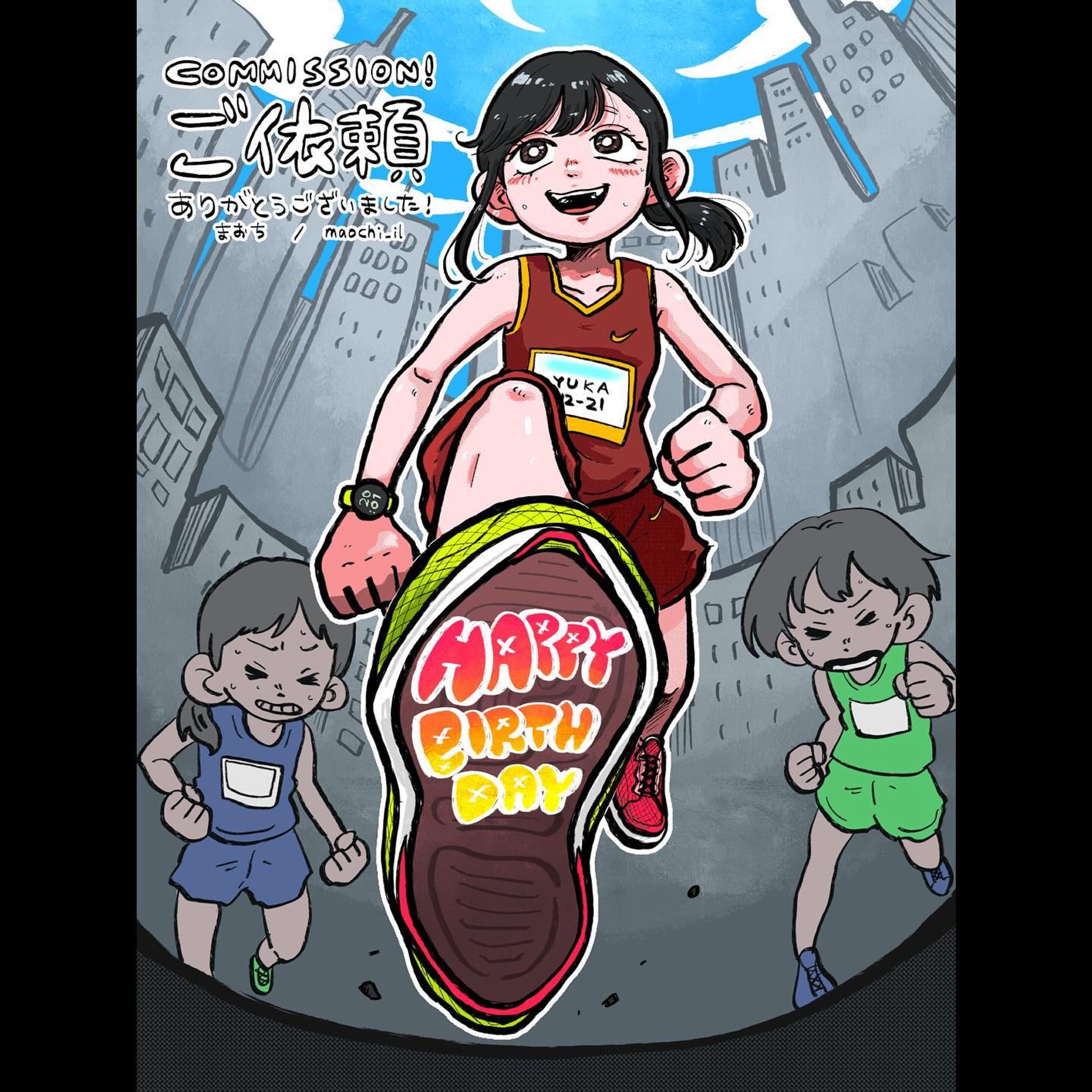 【 #有償依頼 】 お誕生日イラストのご依頼でした🏃ありがとうございました🎂
#イラスト #絵 #procreate #illustration #illustrator #artistoninstagram #イラストグラム #イラスト好きな人と繋がりたい #絵描きさんと繋がりたい #일러스트 #만화 #art #drawing #manga #有償依頼受付中 #有償依頼 #cuteart-1