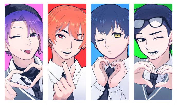アイドル風イラスト　2022