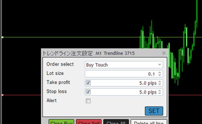 MT5 Line Trading EA