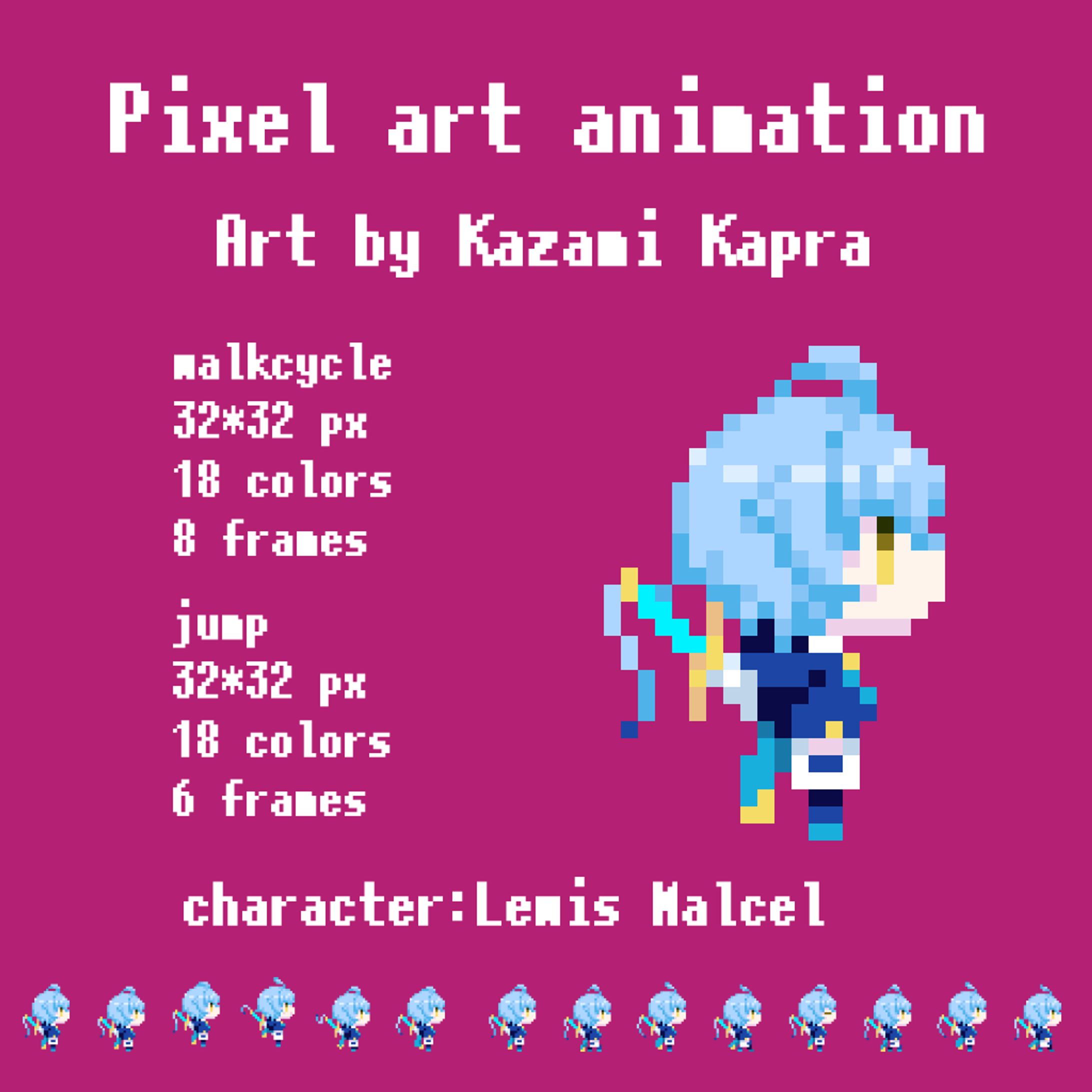 VTuber待機画面用ドット絵アニメーション-1