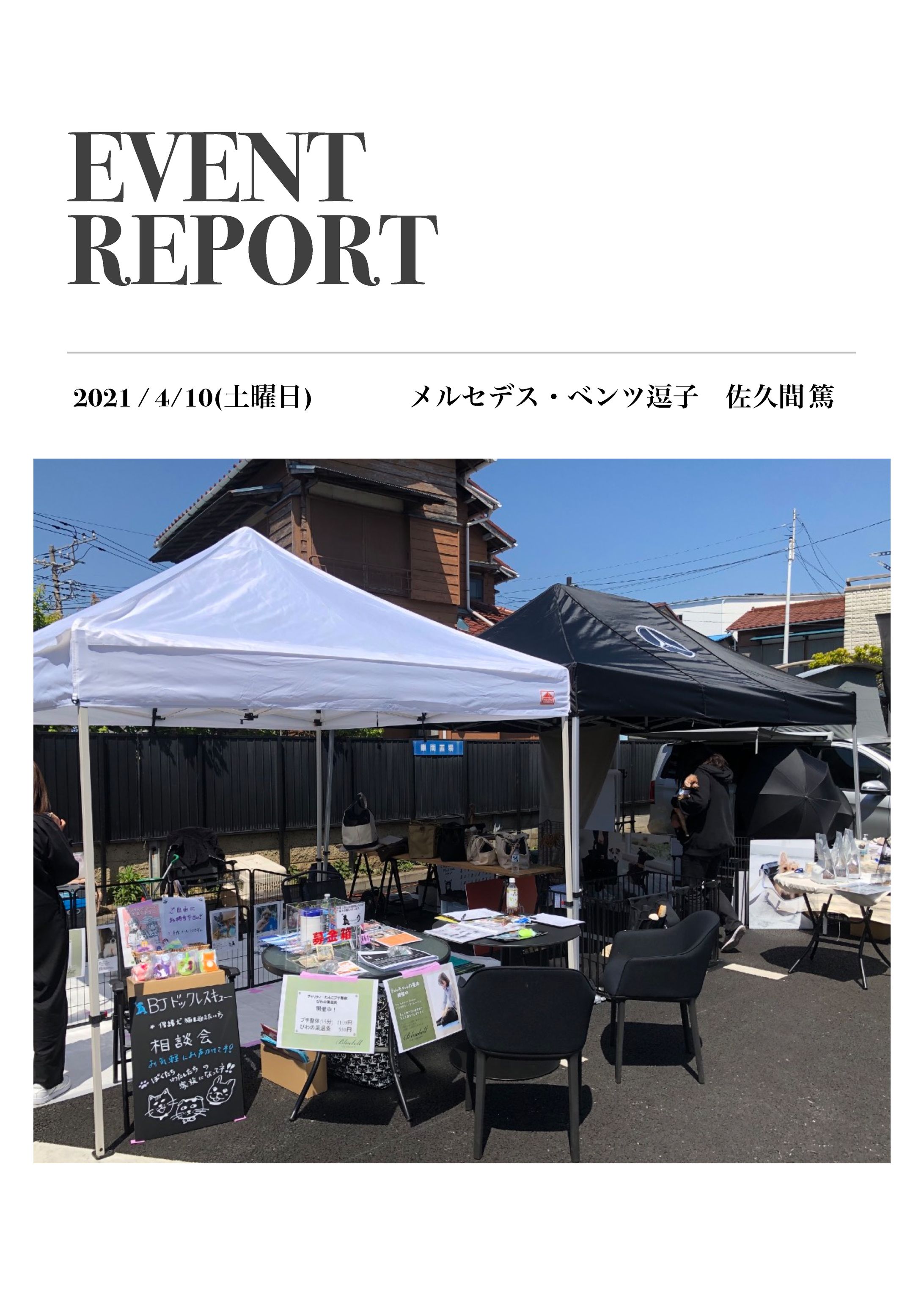 ドッグチャリティーフェア(メルセデス・ベンツ逗子店)イベント報告書-1