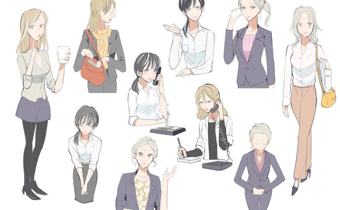 女性向けPR商品のイラスト