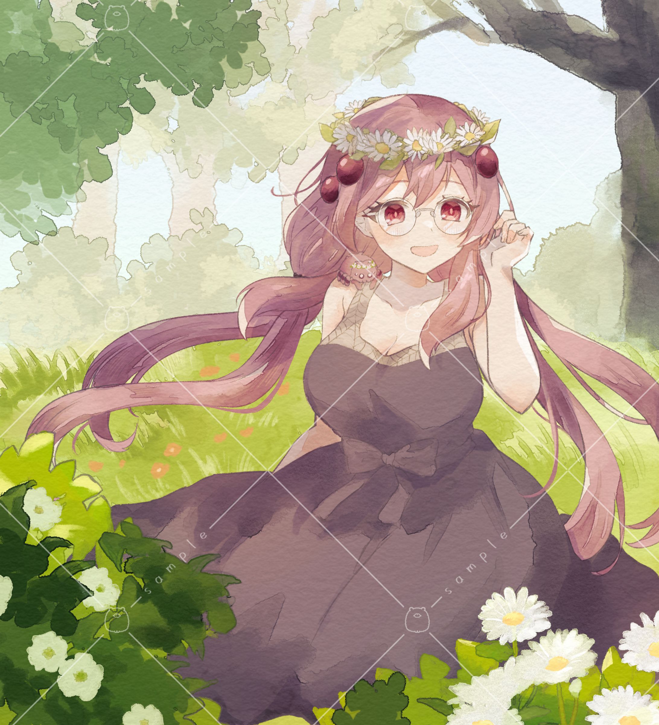 【Skeb】蜘蛛モチーフの女の子(2024)-1