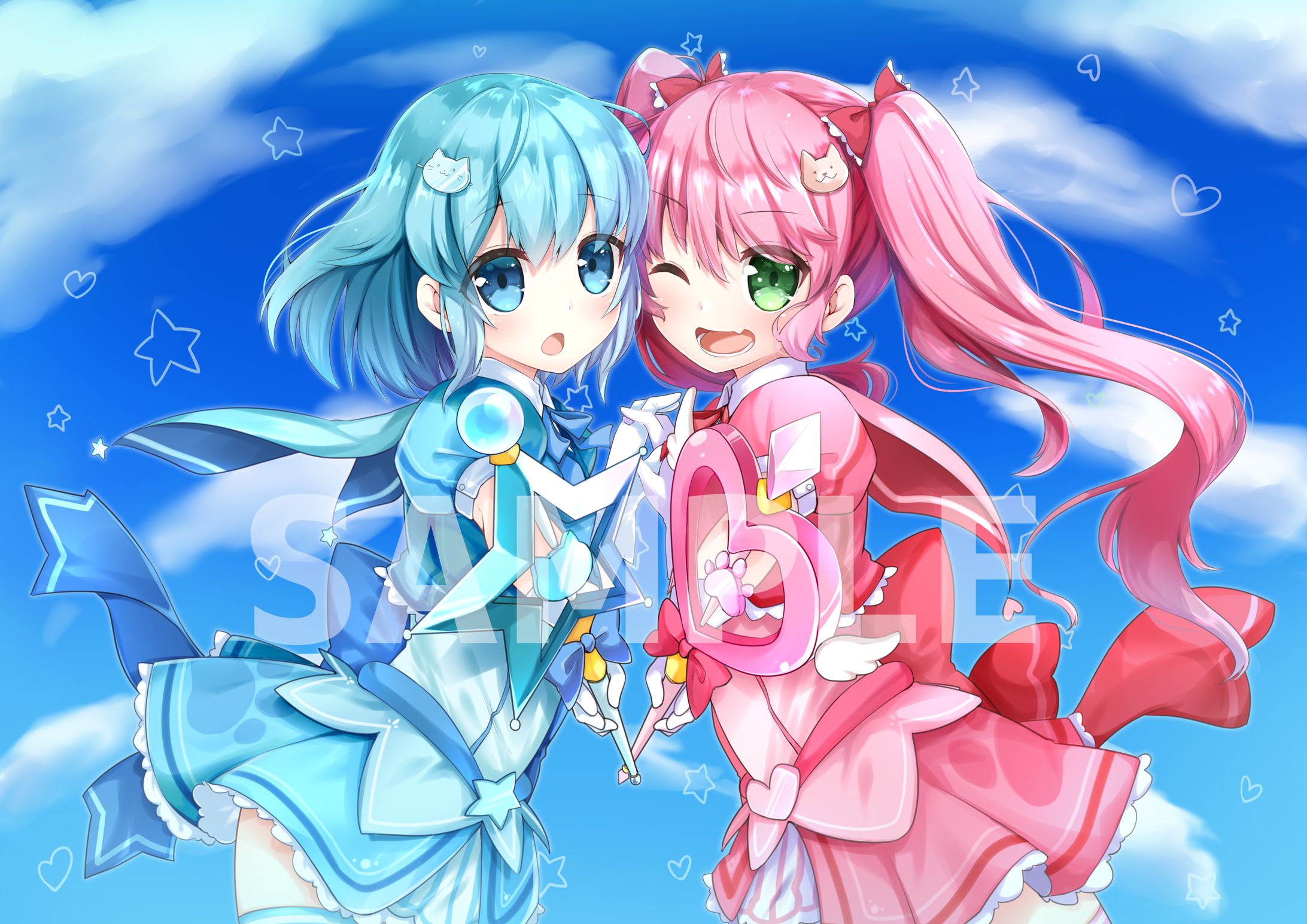 配信系魔法少女-救ってほしけりゃスパチャくれッ♪　メインイラスト-1