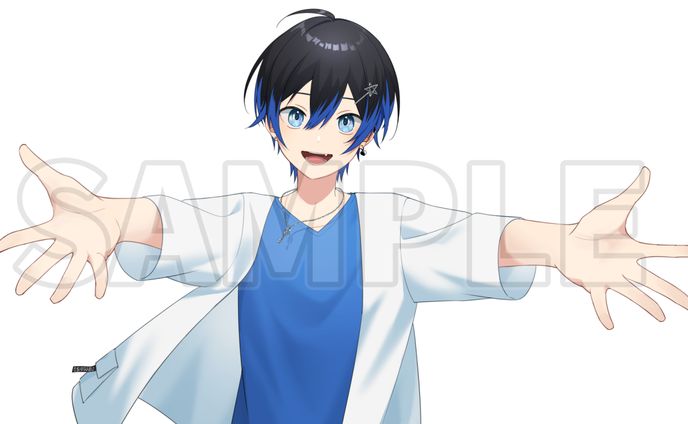 莉雷Rio様「リアルスマイル」MV用イラスト