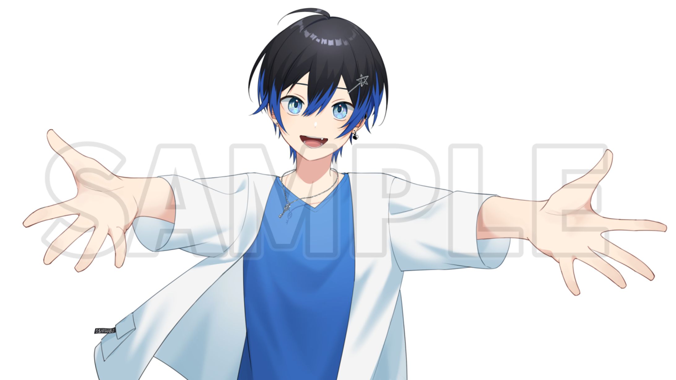莉雷Rio様「リアルスマイル」MV用イラスト-1
