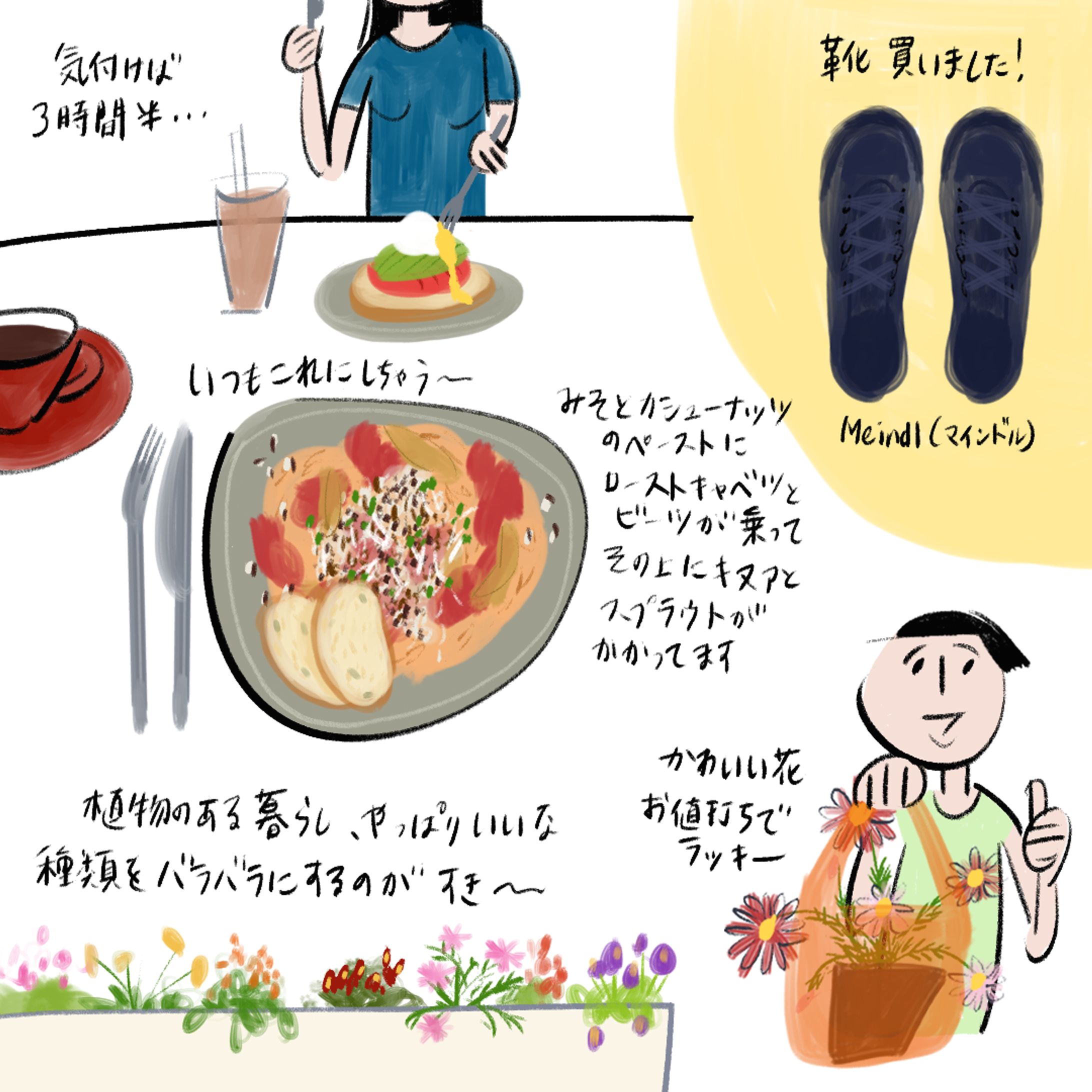 おカッパさんの暮らし絵日記 in ベルリン(6/24) -1