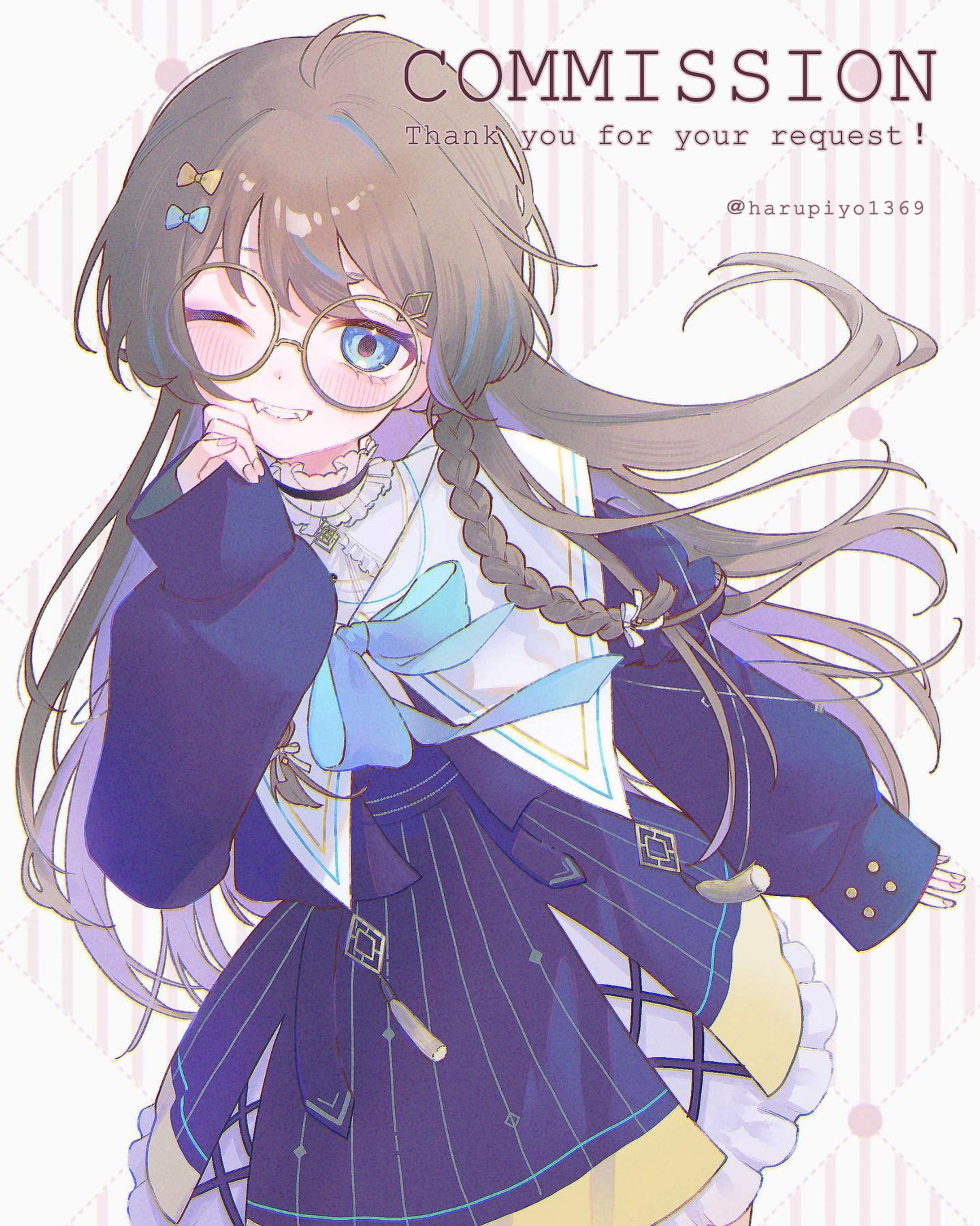 ⚯💛 ⋆ ˚｡⋆ 🦋 ｡⋆ ୨୧˚.*
 
Skebリクエスト
ありがとうございました！
 

#Skeb #コミッション #commission 
#commissionpainting  #commissionart  #commissionartist #commissionwork 
 
#イラスト #イラストレーション  #イラストグラム  #イラストレーター  #illust #illustration #illustagram  #イラスト依頼 #絵 #일러스트  #插图 #art  #artwork #artist
 #有償依頼  #依頼絵  #リクエスト絵 
 
 #かわいい女の子  #かわいいイラスト  #めがね女子  #茶髪ロング-1
