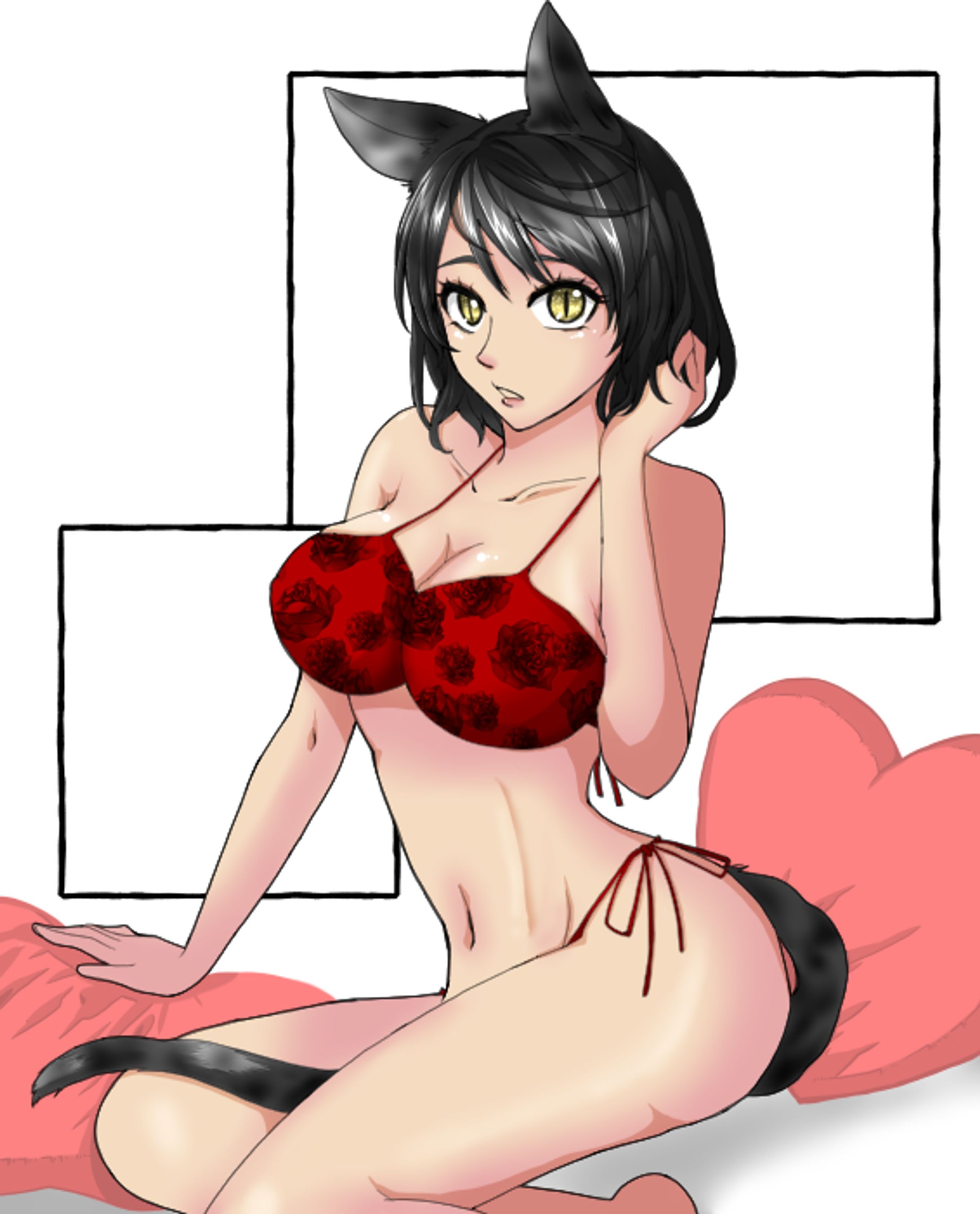 ビキニの女性-1