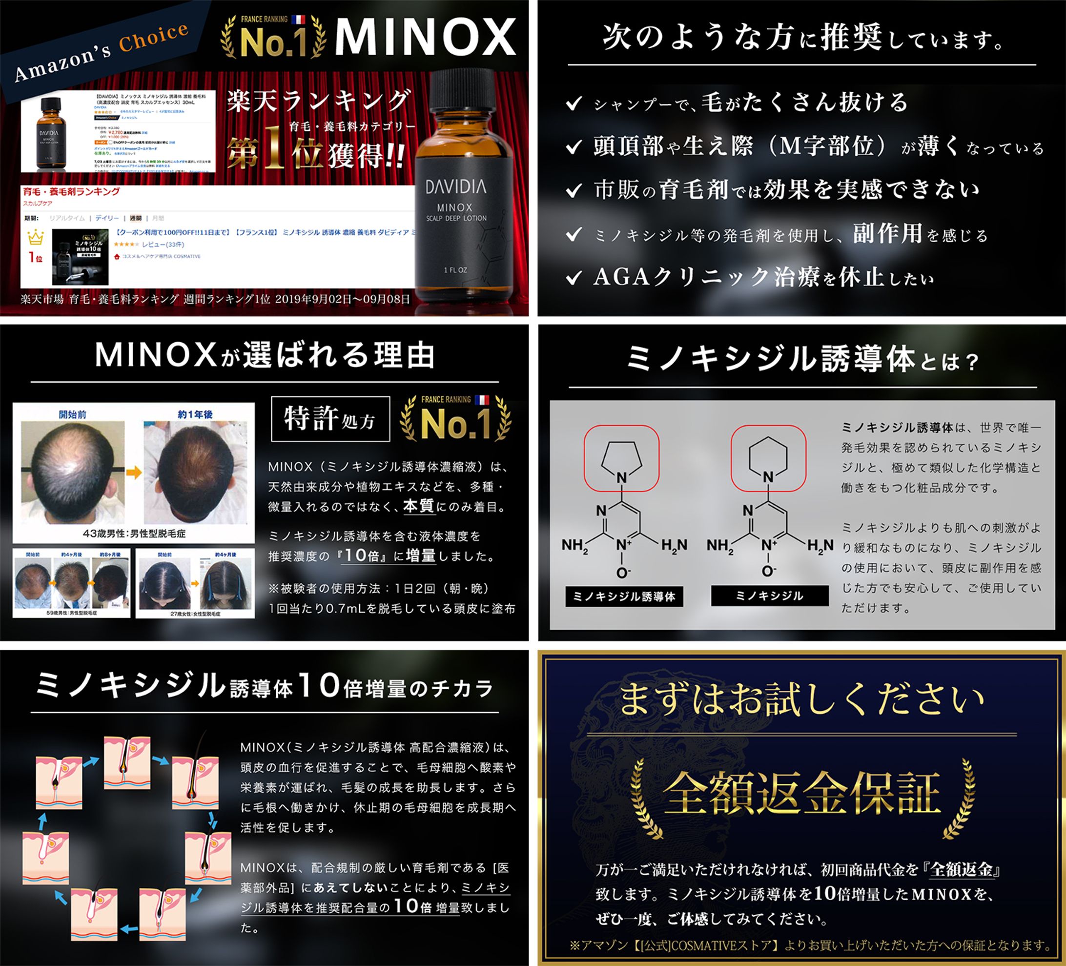 【CVR"2倍超"の改善】育毛剤｜Amazonの商品ページデザイン-1