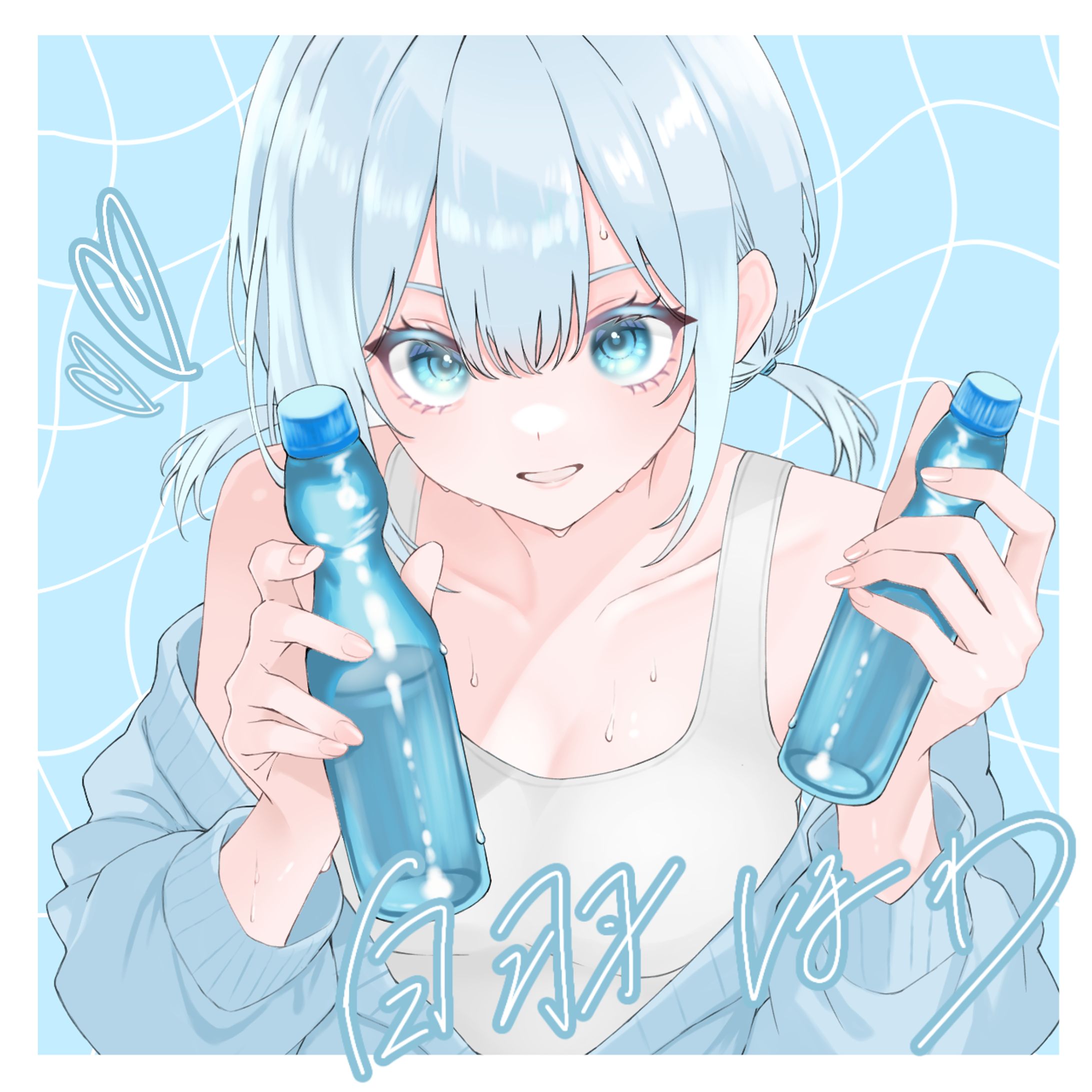 一枚絵・アイコン用絵・全身絵サンプル-1