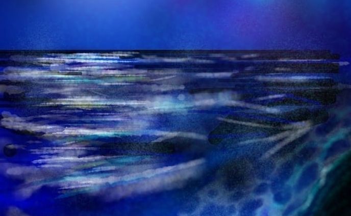 夜の海
背景素材