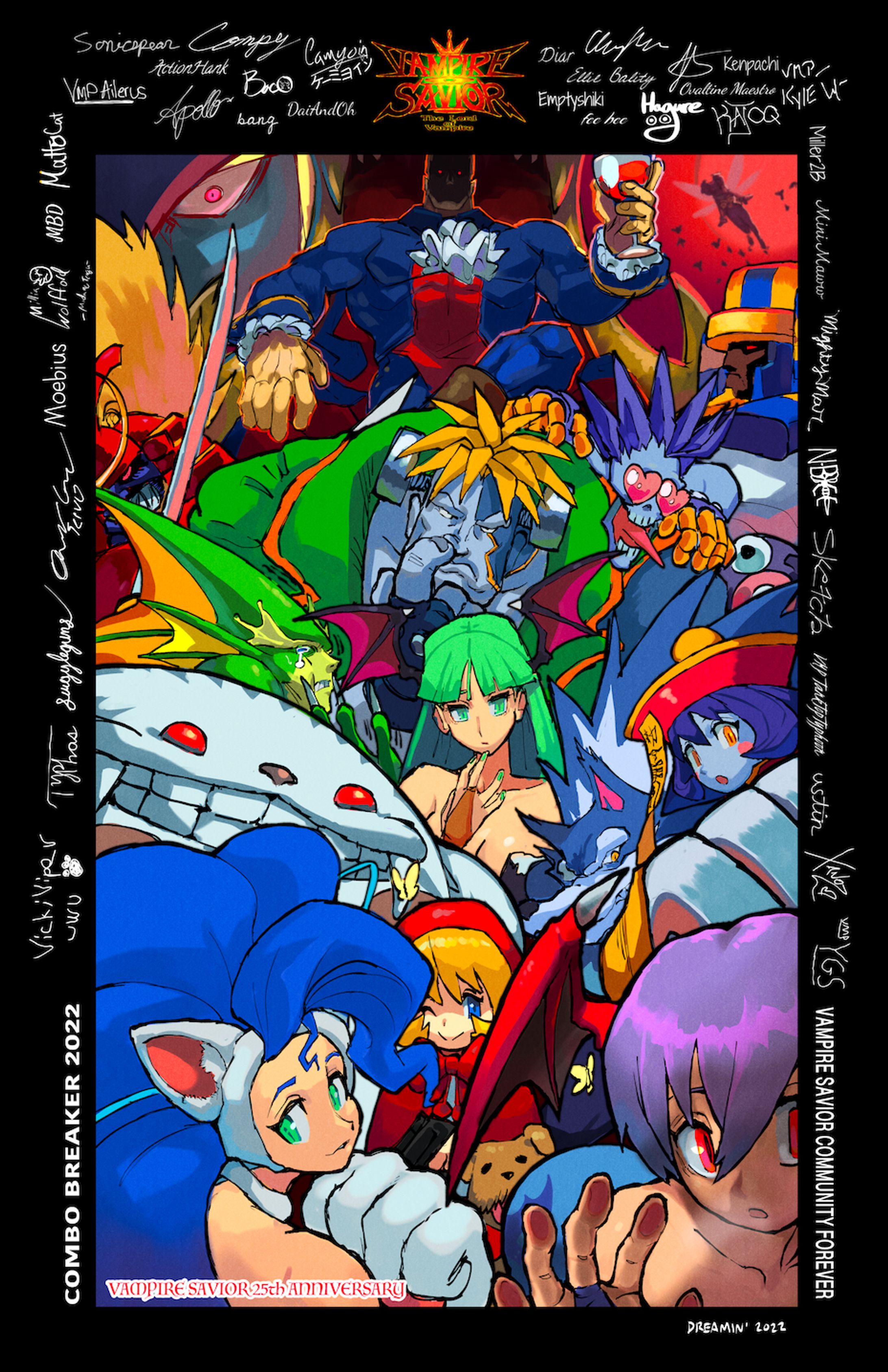 Combo Breaker 2022 Vampire Savior Poster-1