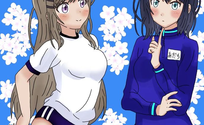 島村とあだち　#clipstudiopaint #安達としまむら #島村抱月 #安達桜