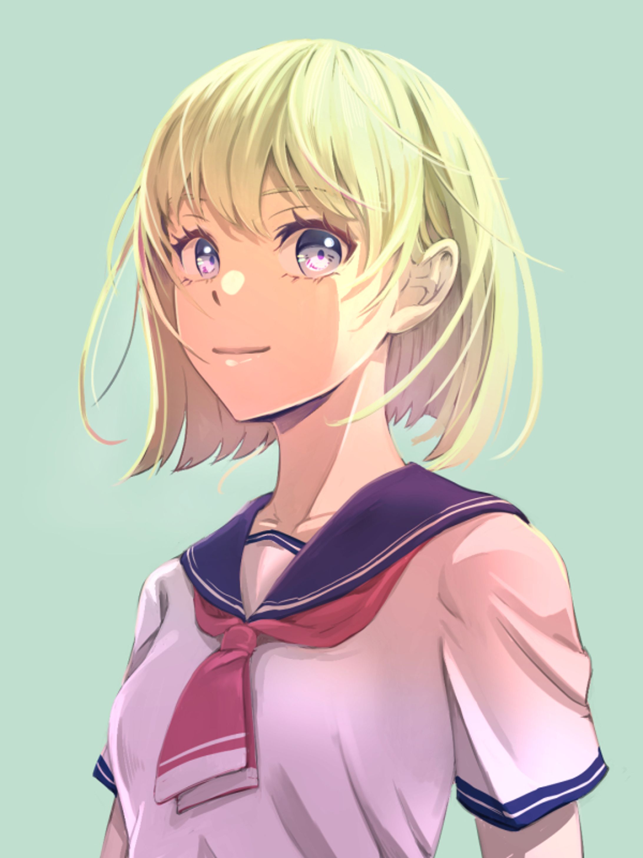 女の子厚塗り-1
