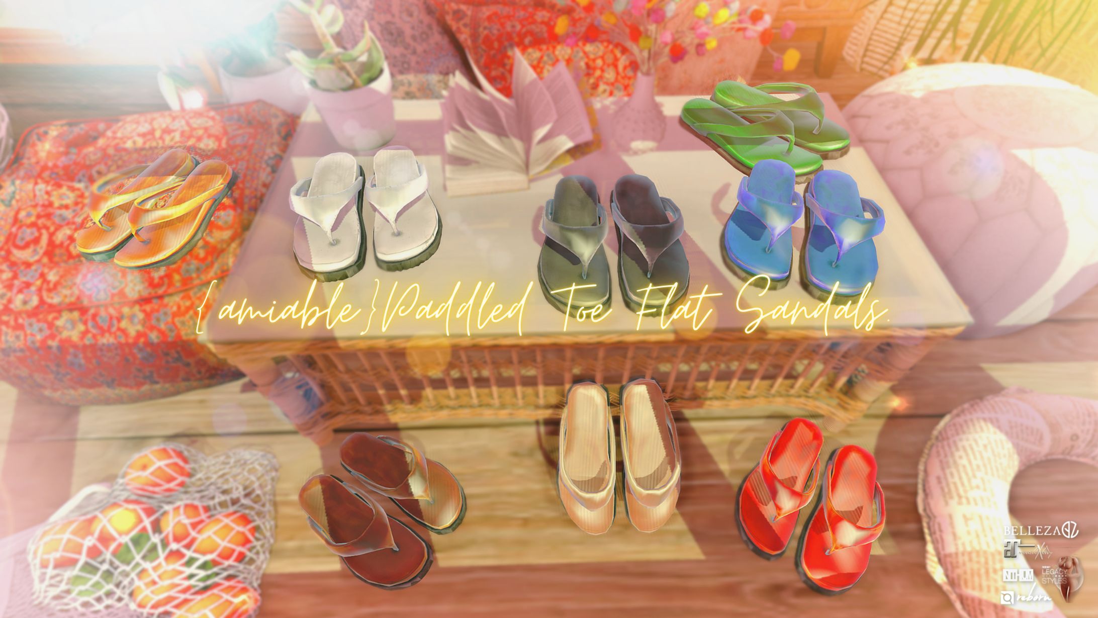 {amiable}Paddled Toe Flat Sandals@TeensTown summer festival2024(50%OFF SALE).-1