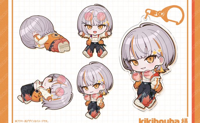 歌い手　kiki bouba様　SDイラスト