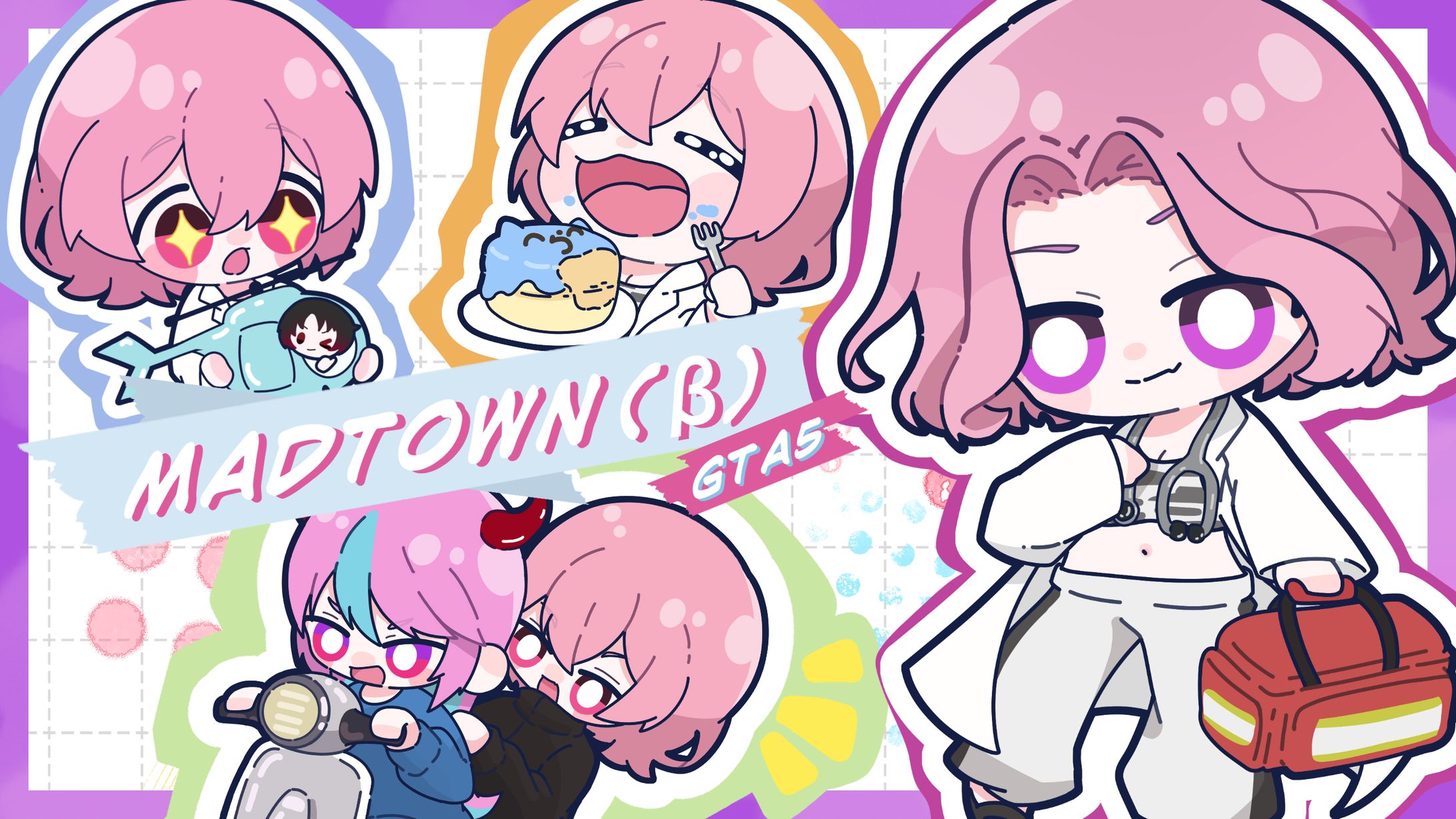 VCR GTA5 サムネイル採用イラスト-1