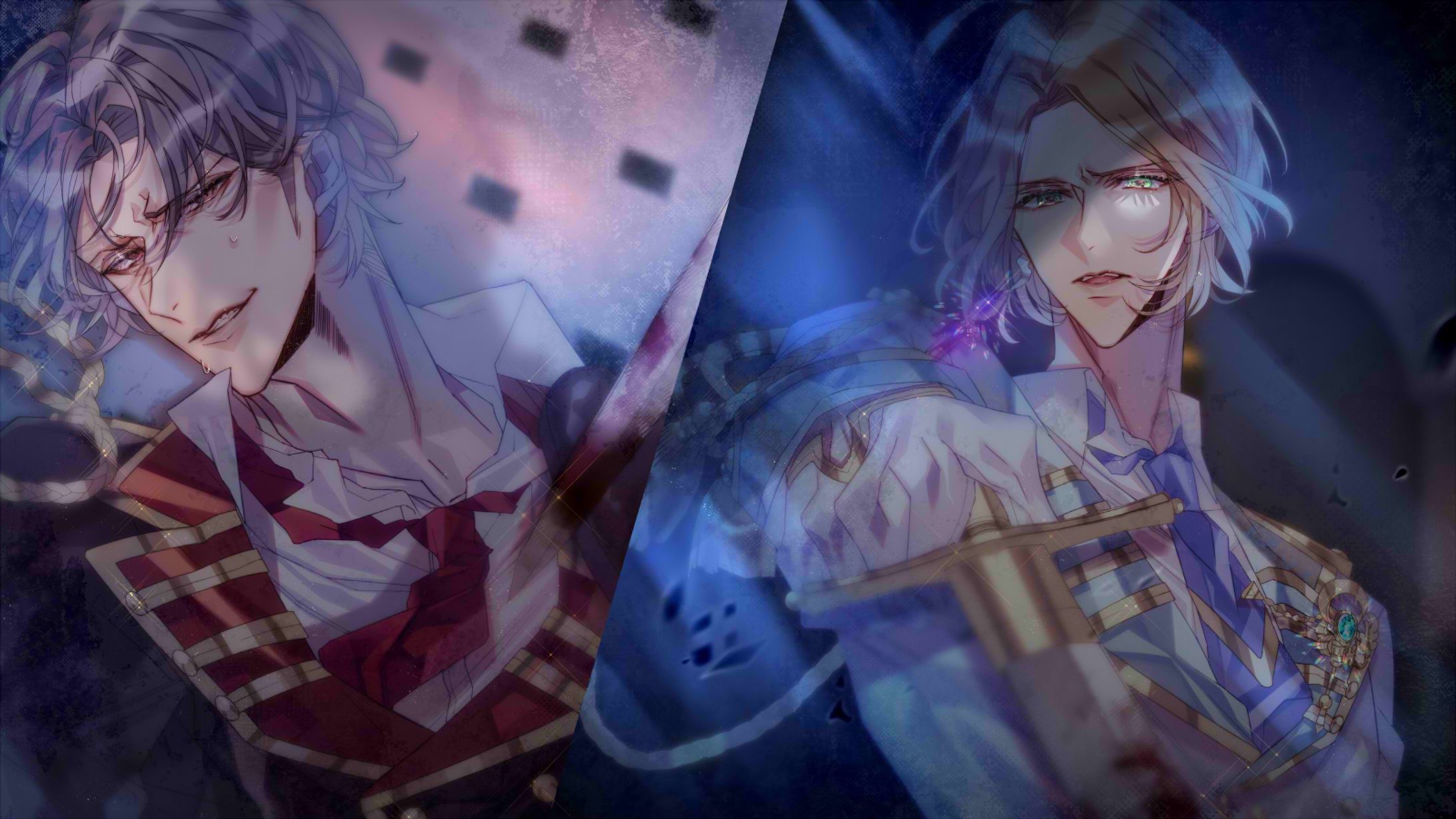 「KnightCaseFiles」スチル/ヴィルヘルム、カミル＆？2点-1