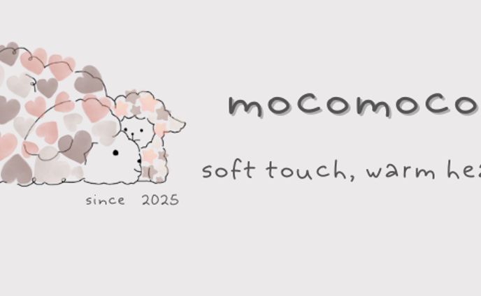 mocomoco ロゴデザイン（赤ちゃん向けナチュラルブランド）
