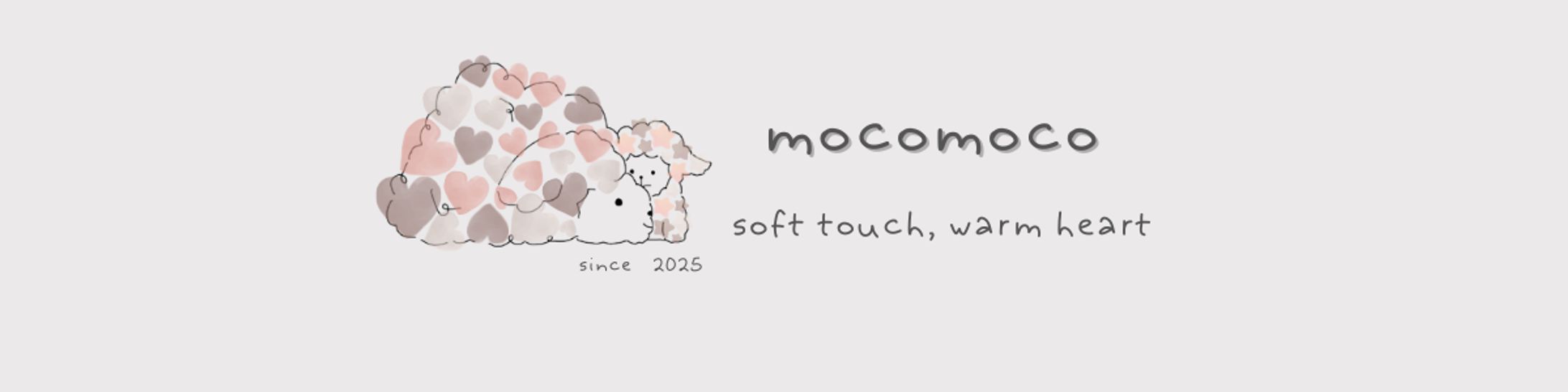 mocomoco ロゴデザイン（赤ちゃん向けナチュラルブランド）-1