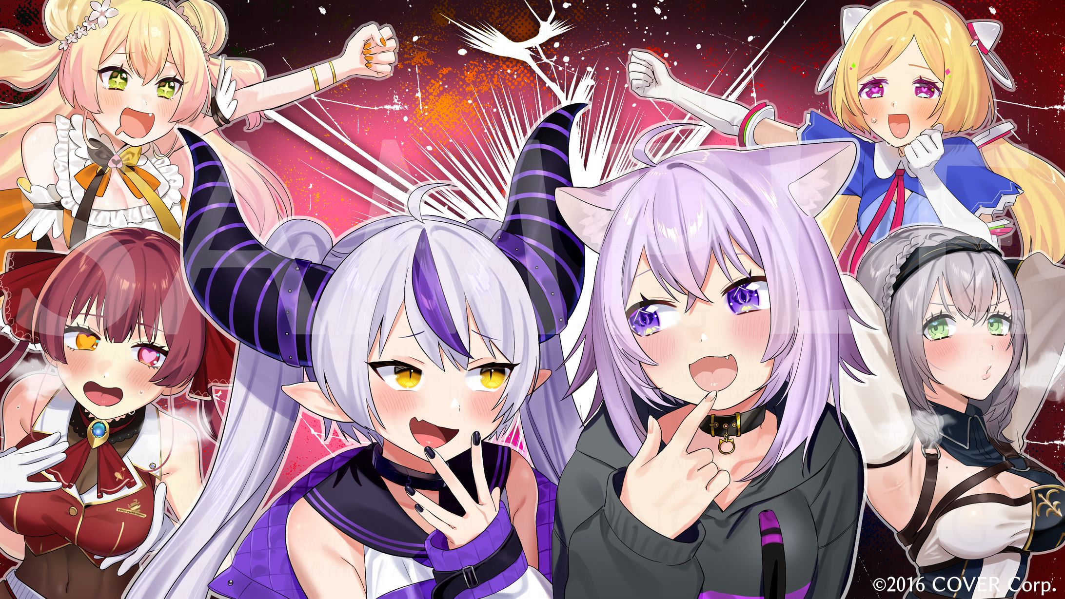 ホロライブ様　#ゼンライブ サムネイルイラスト-1