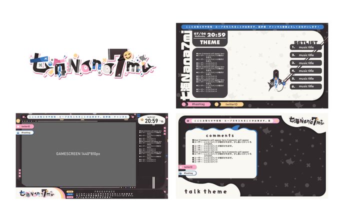 【にじさんじ中国VirtuaReal所属】七海様　セット製作