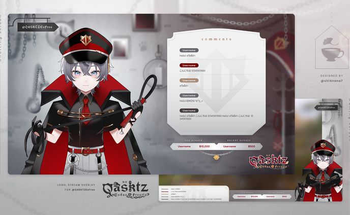 Vtuber Overlay Design
