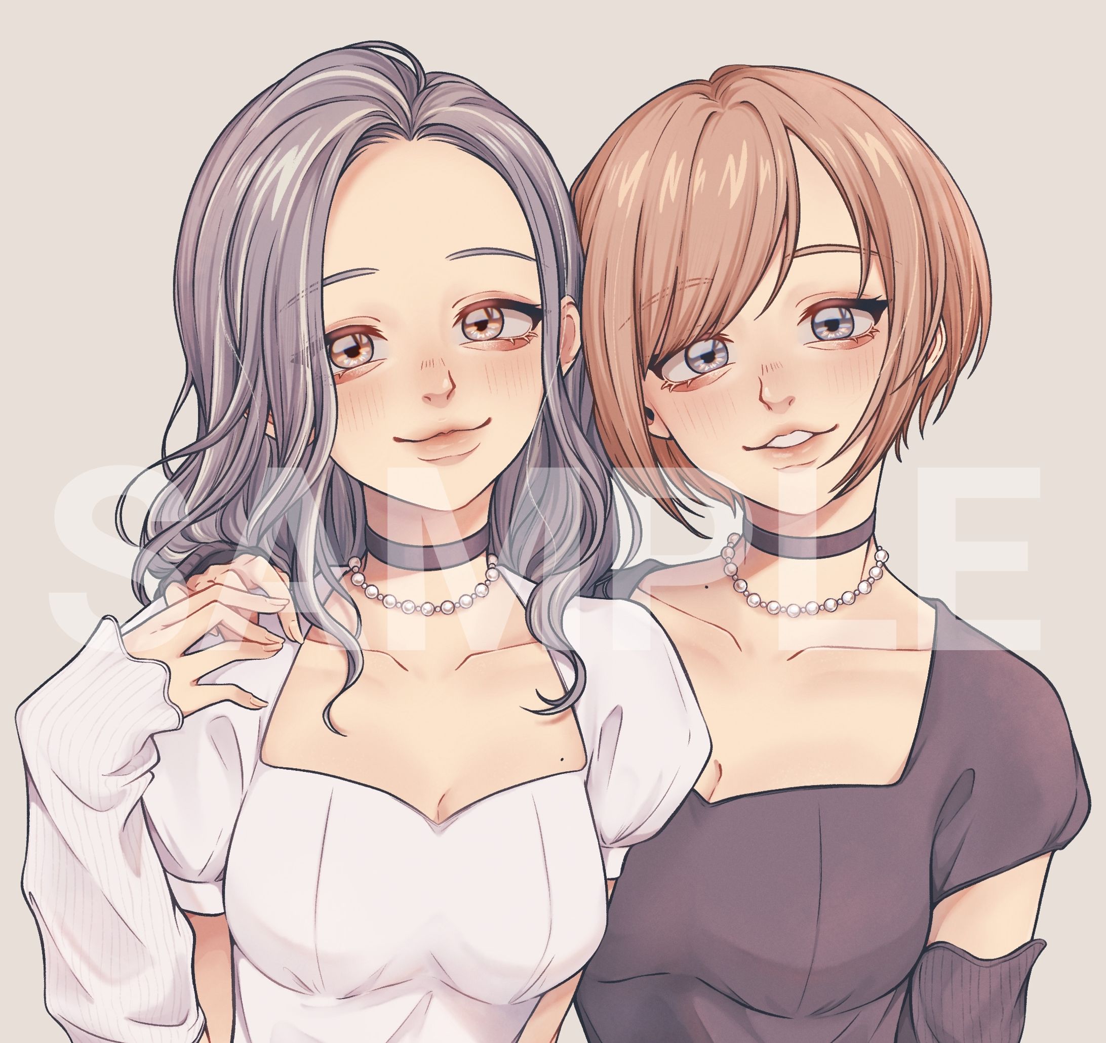 アイコンイラスト［ペア画］-1