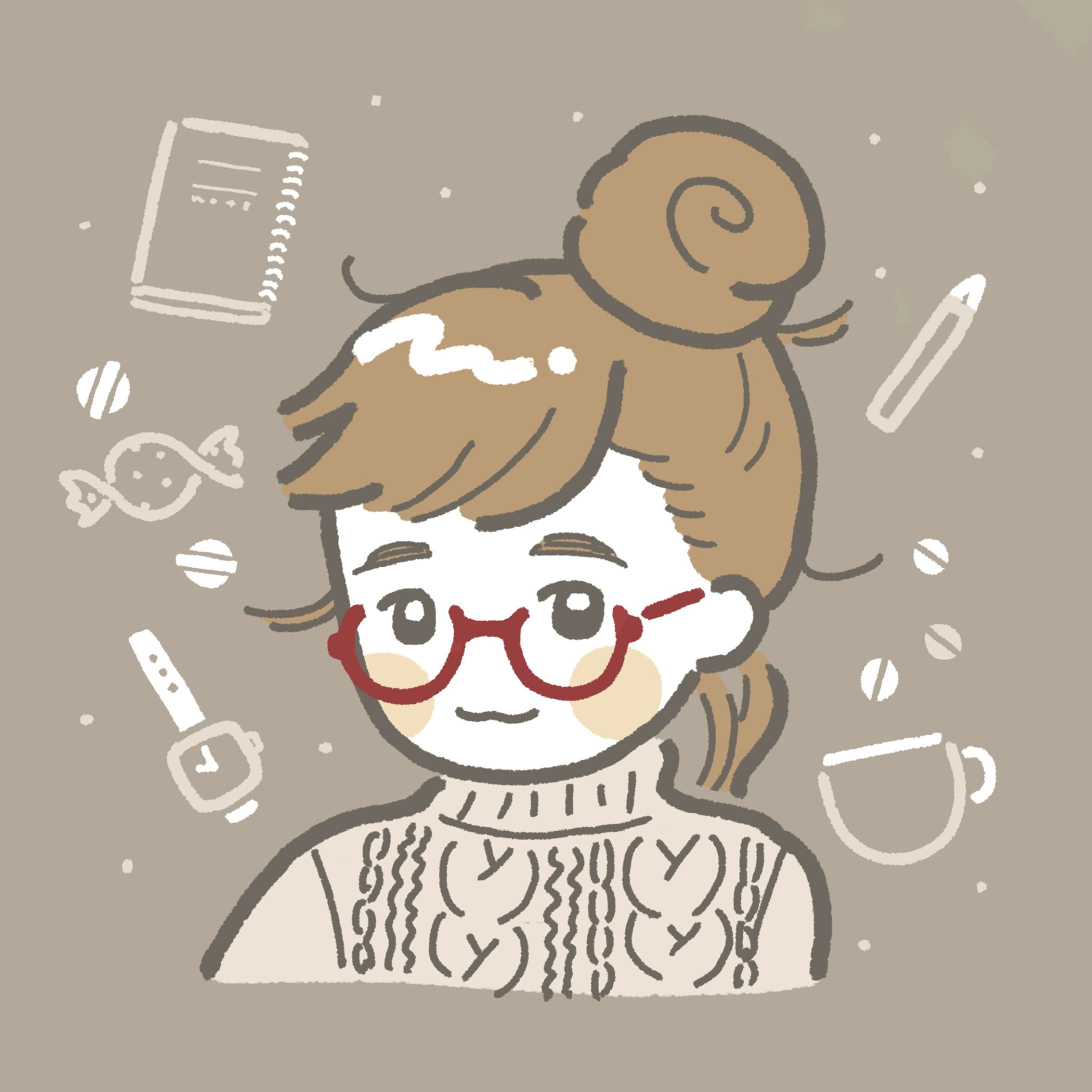 Love stationery｜似顔絵イラスト-1
