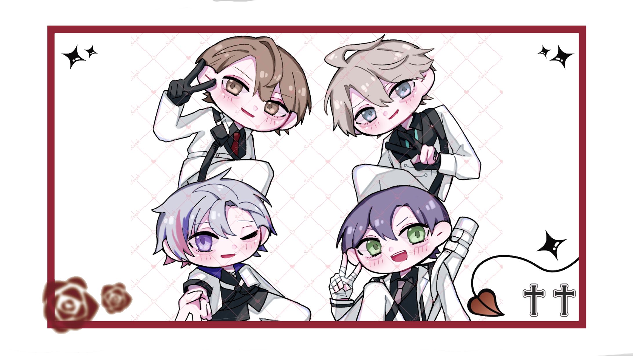 にじさんじ　フラスタ　SDイラスト-1