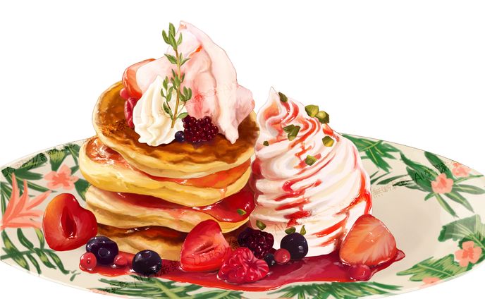 【ご依頼】パンケーキ2種【全2P】