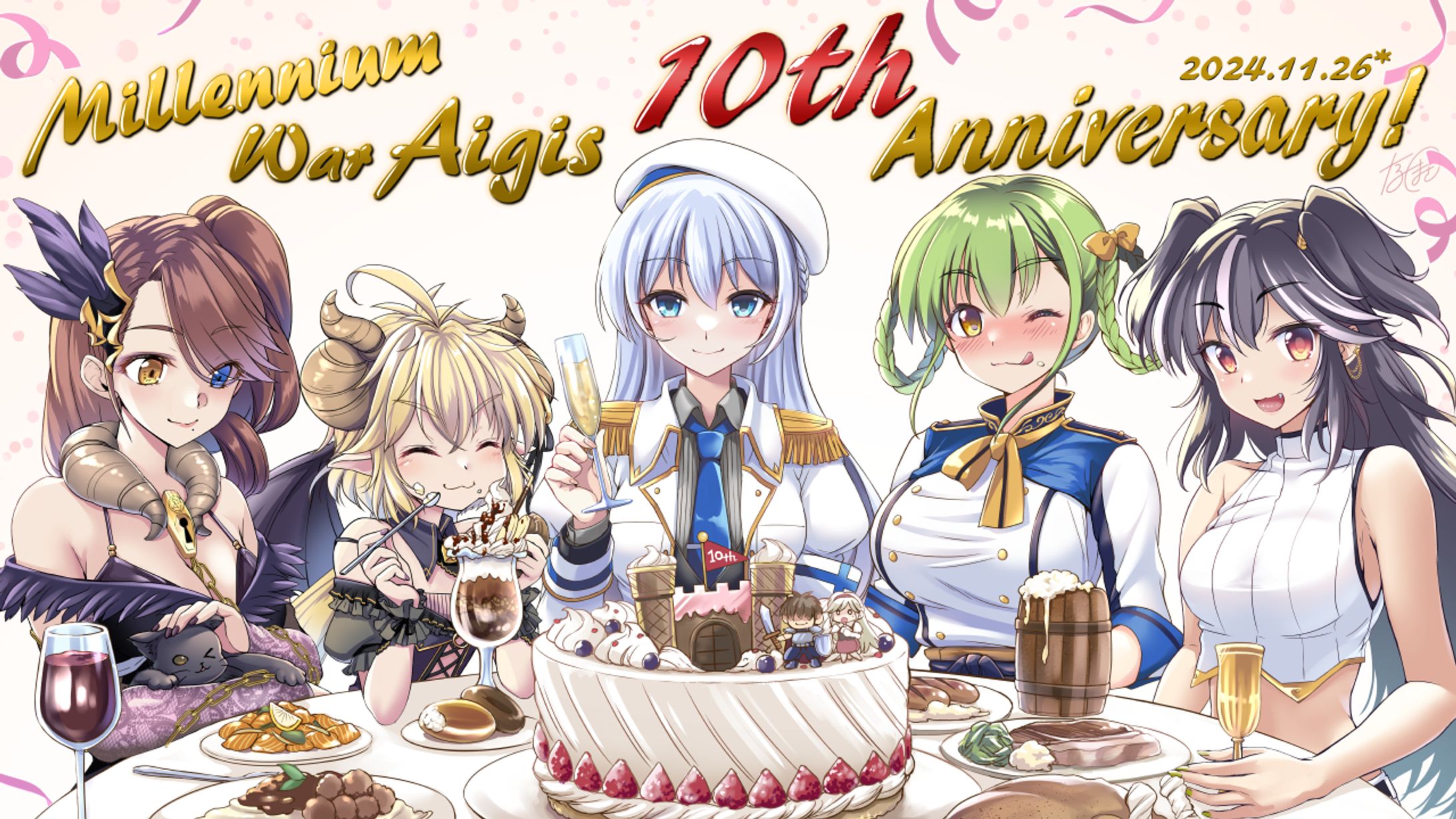 千年戦争アイギス10周年記念／ファンアート-1