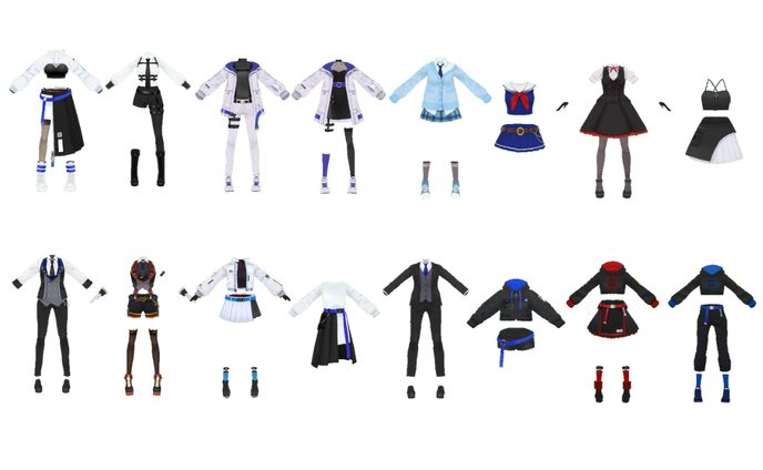 VRoid　コスチュームデザイン