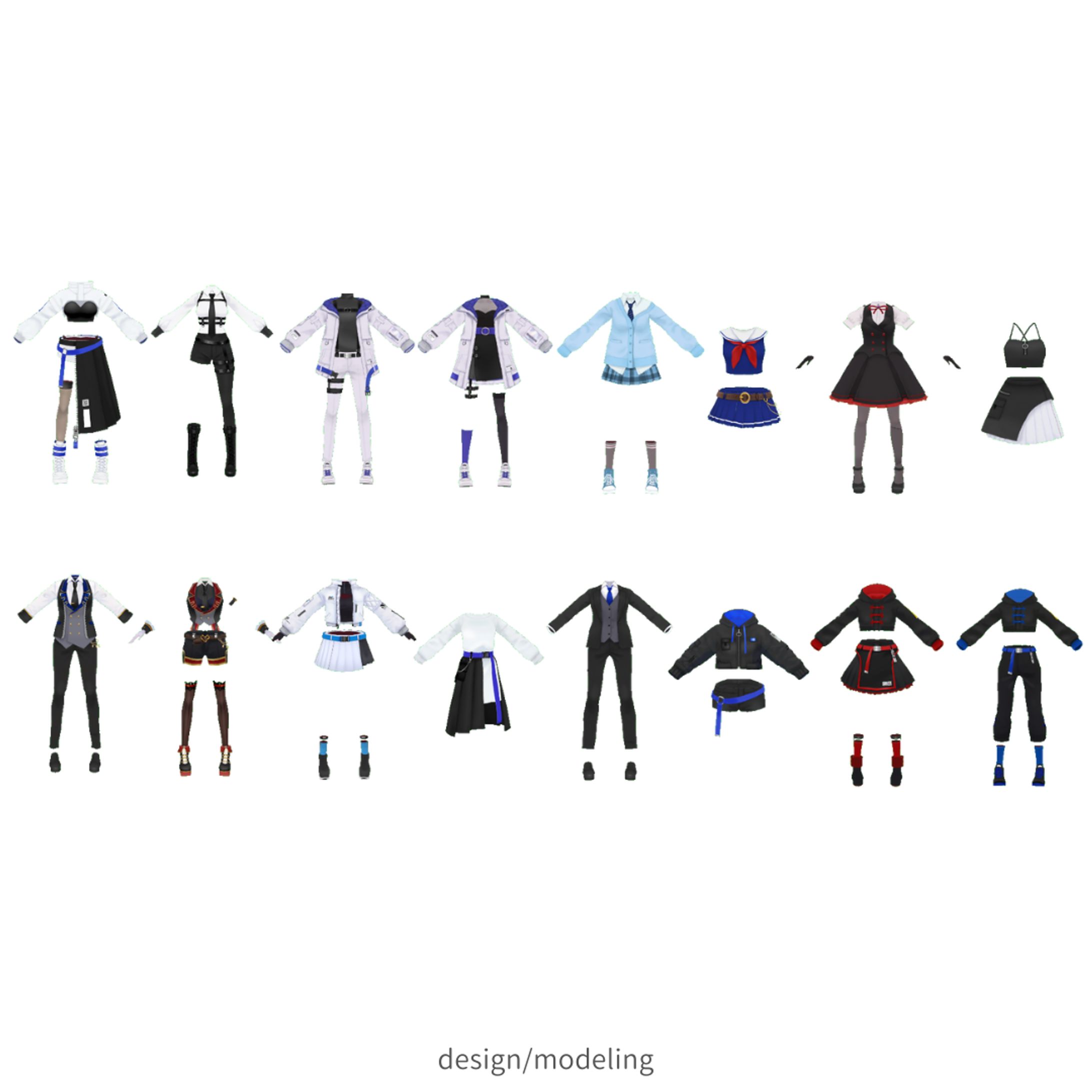 VRoid　コスチュームデザイン-1