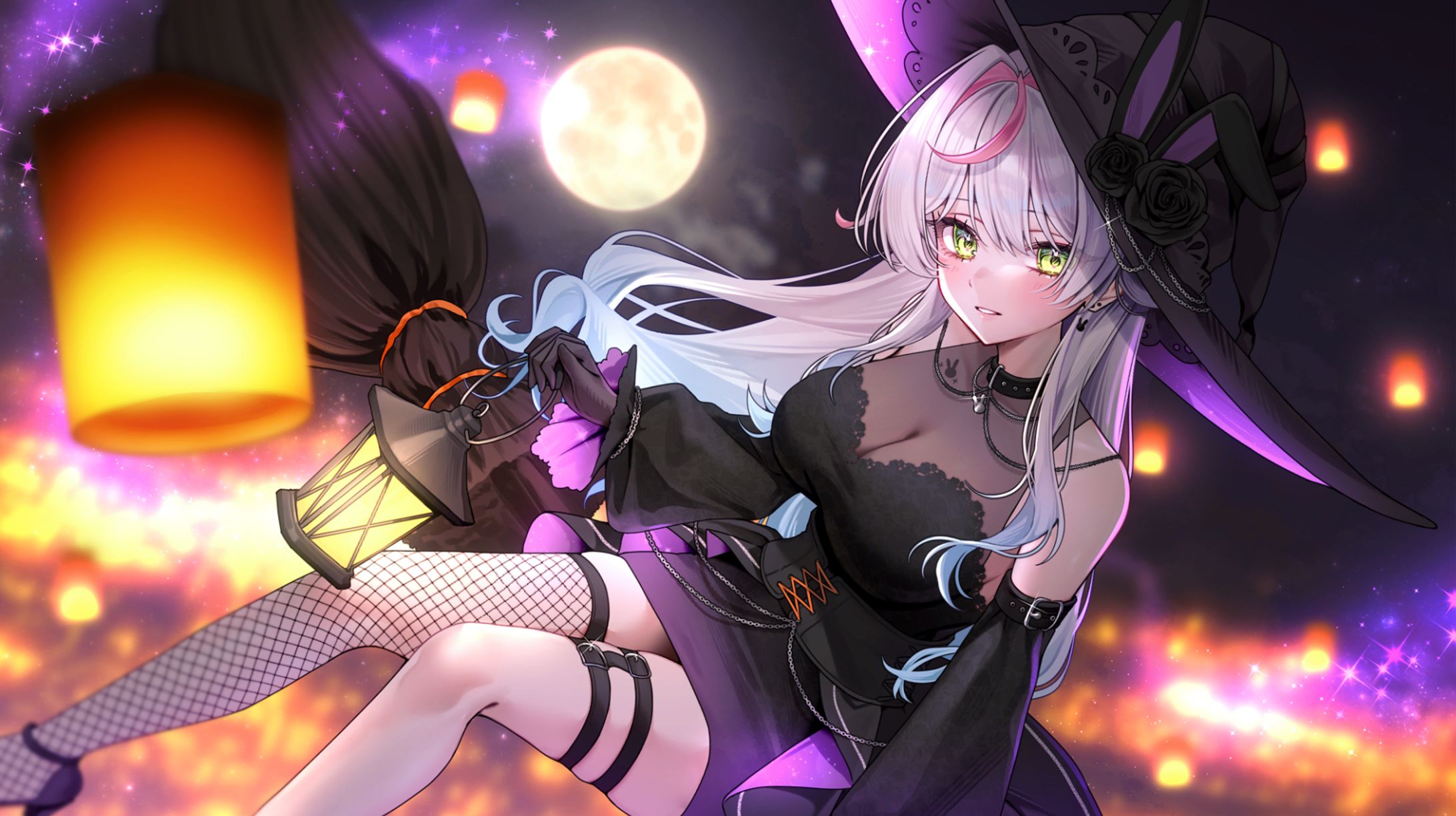 月待兎和さま/ハロウィン限定壁紙イラスト-1