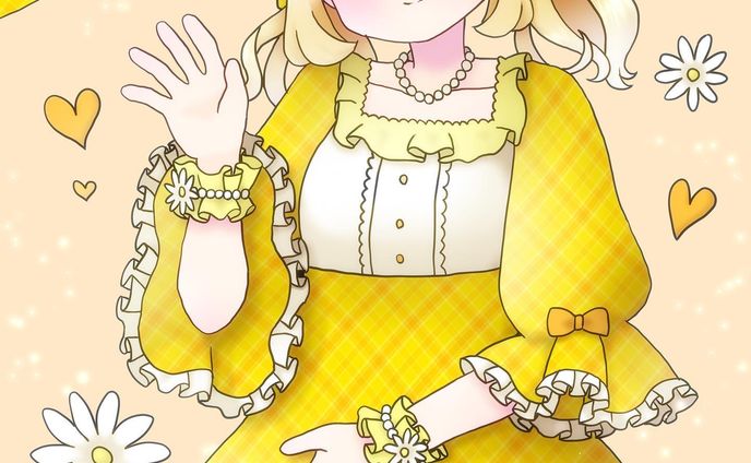 🌼　#イラスト　#お絵描き　#illustration #illust #女の子　#女の子イラスト　#オリジナル　#オリジナルイラスト　#オリジナル絵　#デジタル　#デジタルイラスト　#デジタル絵　#お花　#花　#ロリィタ　#ロリィタファッション　#ロリータ　#ロリータファッション　#リボン　#フリル