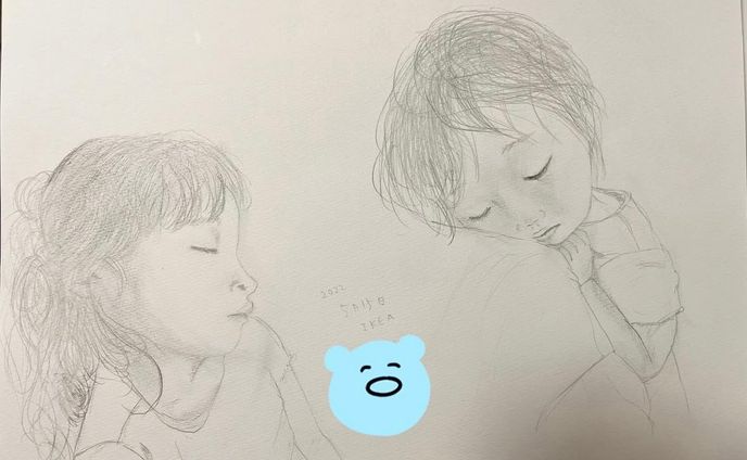 姪っ子クロッキー　2022年5月