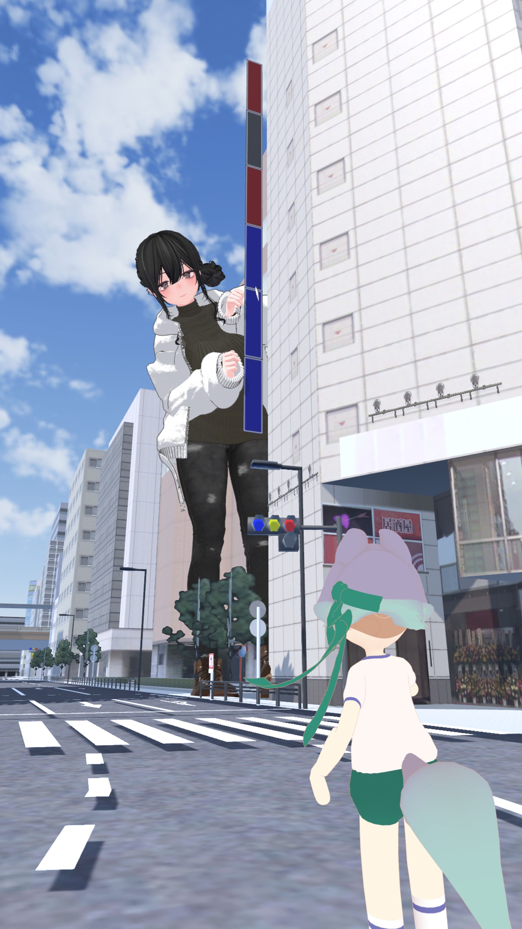 巨大お姉さんクライミング-1