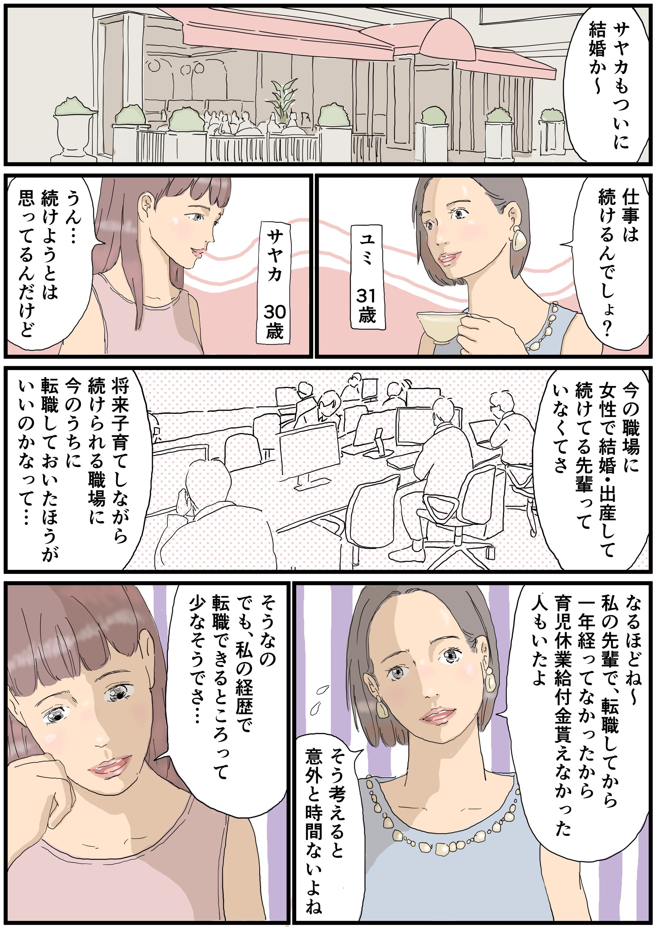サービス紹介漫画　20〜30代女性向け-1